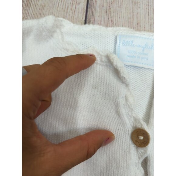 ENGLISH FACTORY Infant Girls Cardigan Knit Button Up Floral Size 24 Month - Picture 5 of 7